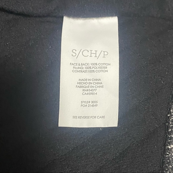 CAbi Quilted Moto Jacket Herringbone With Asymmetric Zipper - size Small - Picture 10 of 10